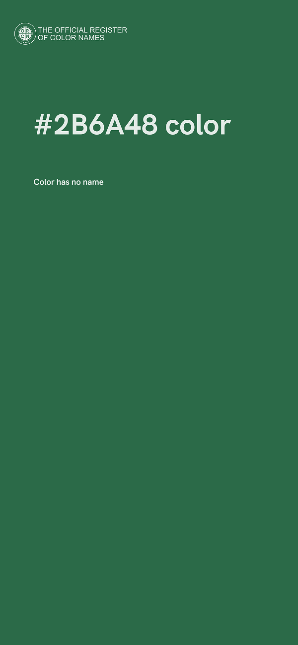 #2B6A48 color image