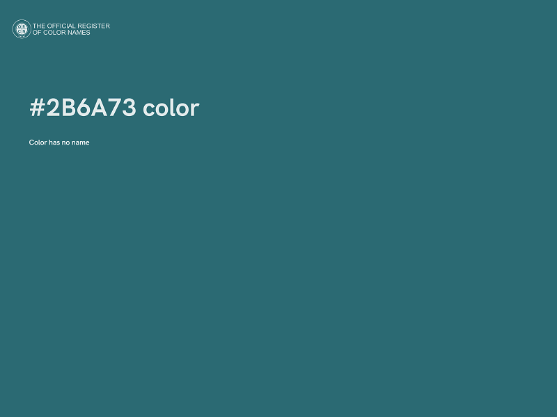 #2B6A73 color image