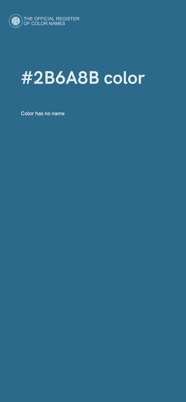 #2B6A8B color image