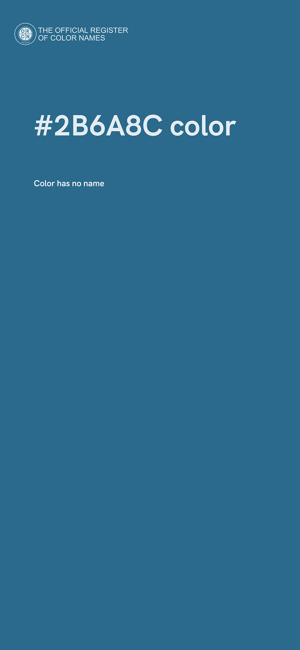 #2B6A8C color image
