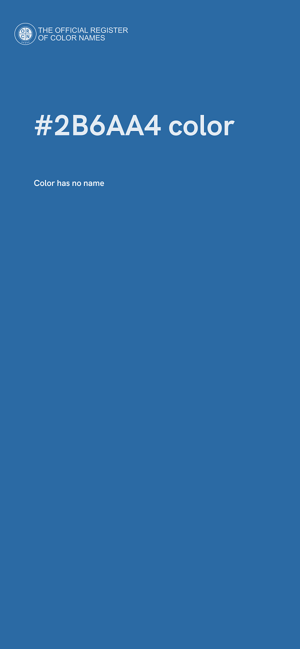 #2B6AA4 color image