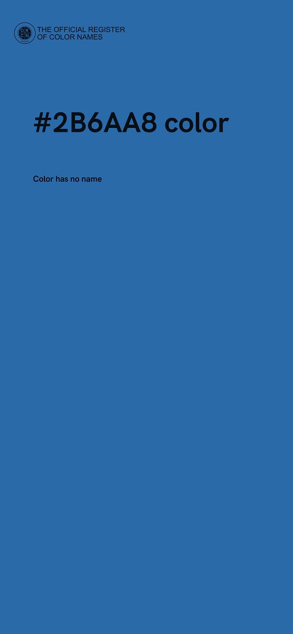 #2B6AA8 color image