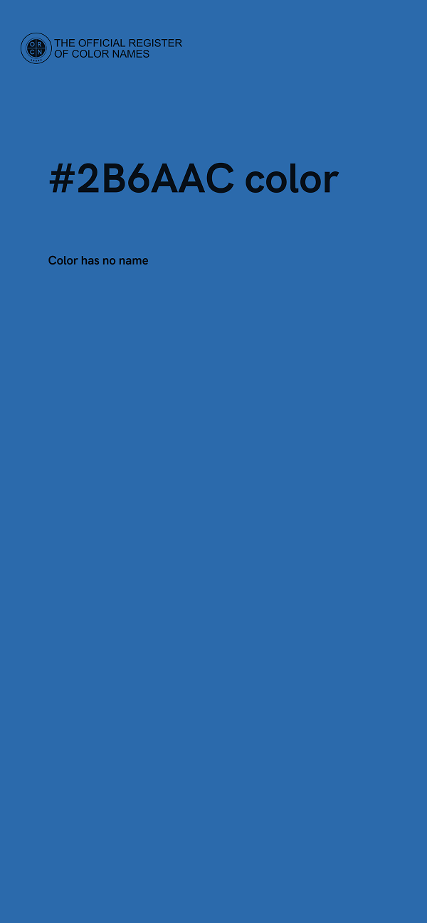 #2B6AAC color image