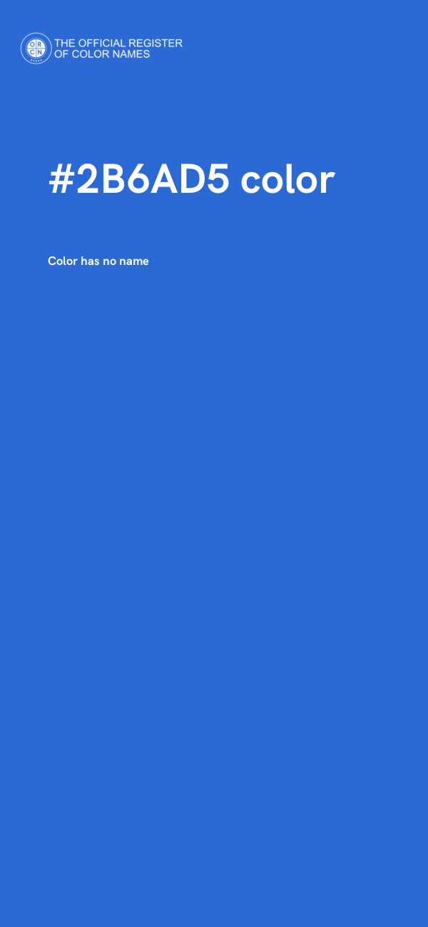 #2B6AD5 color image