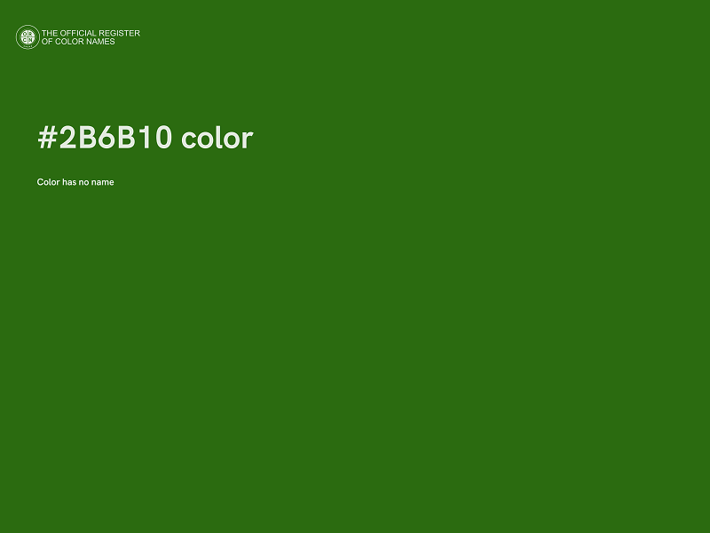 #2B6B10 color image