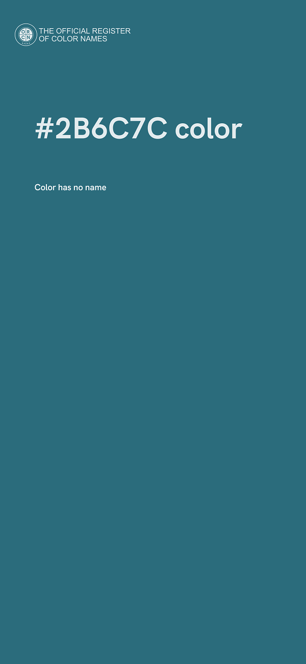 #2B6C7C color image