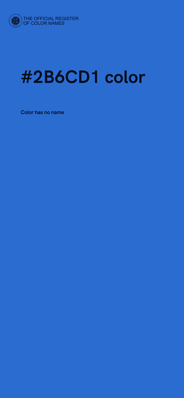 #2B6CD1 color image