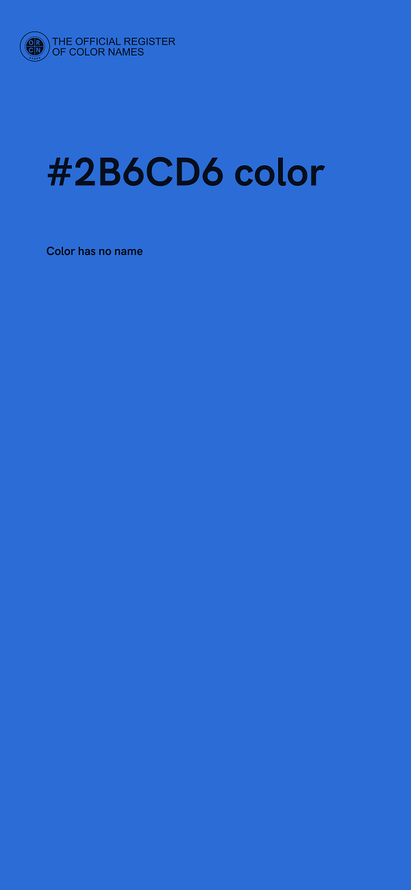 #2B6CD6 color image