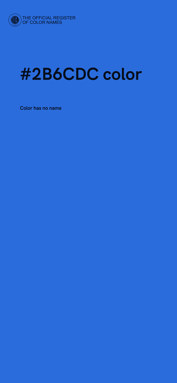 #2B6CDC color image