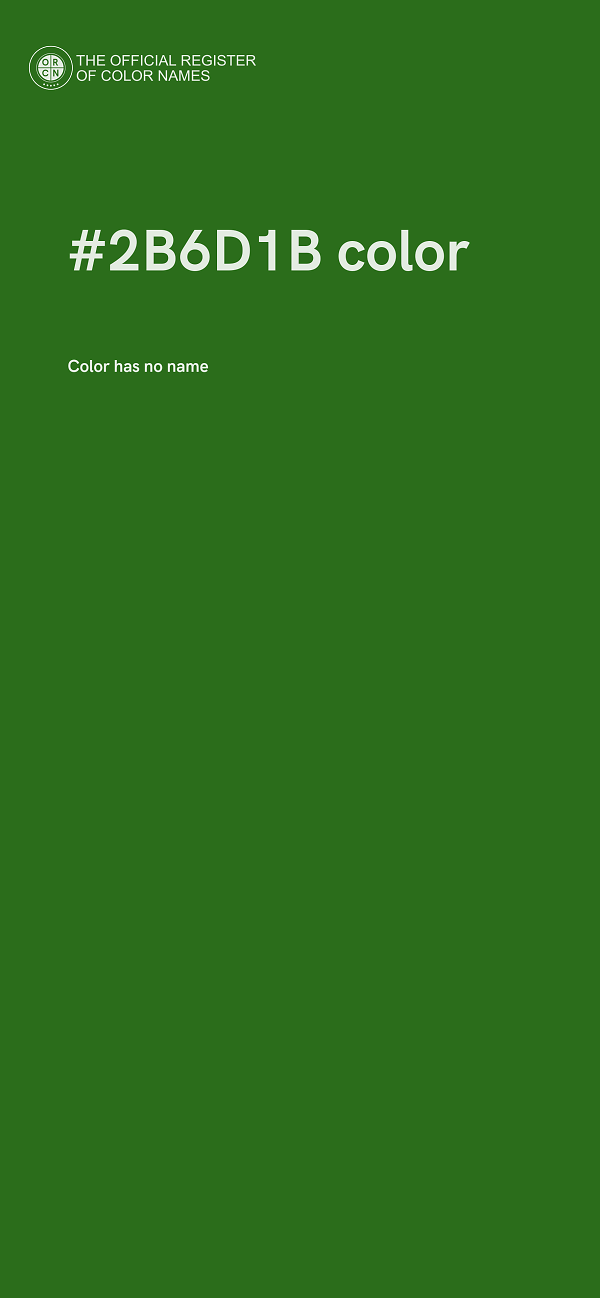 #2B6D1B color image