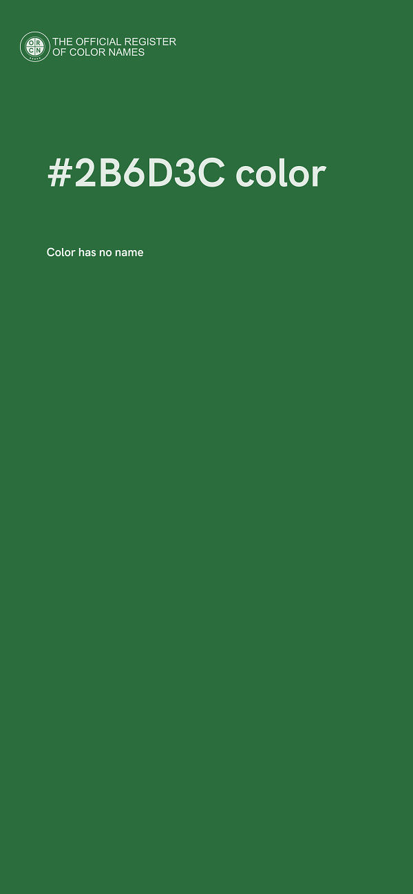 #2B6D3C color image