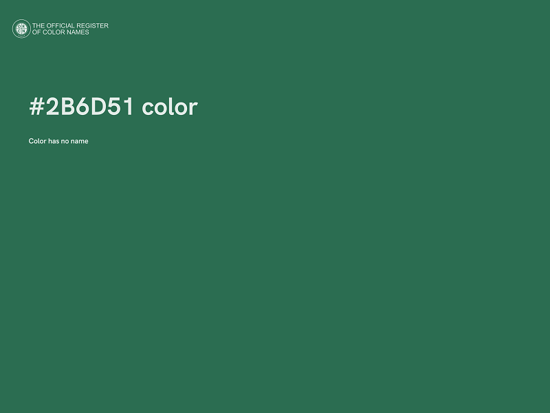 #2B6D51 color image