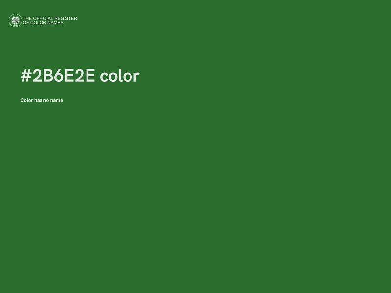 #2B6E2E color image