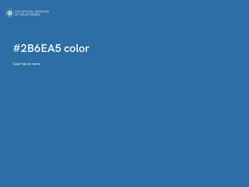 #2B6EA5 color image