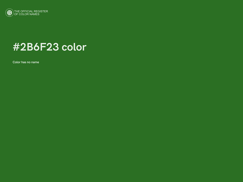 #2B6F23 color image