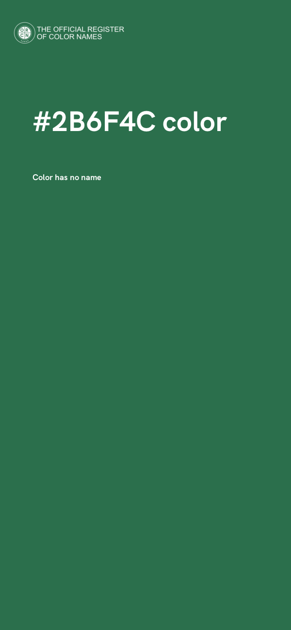 #2B6F4C color image