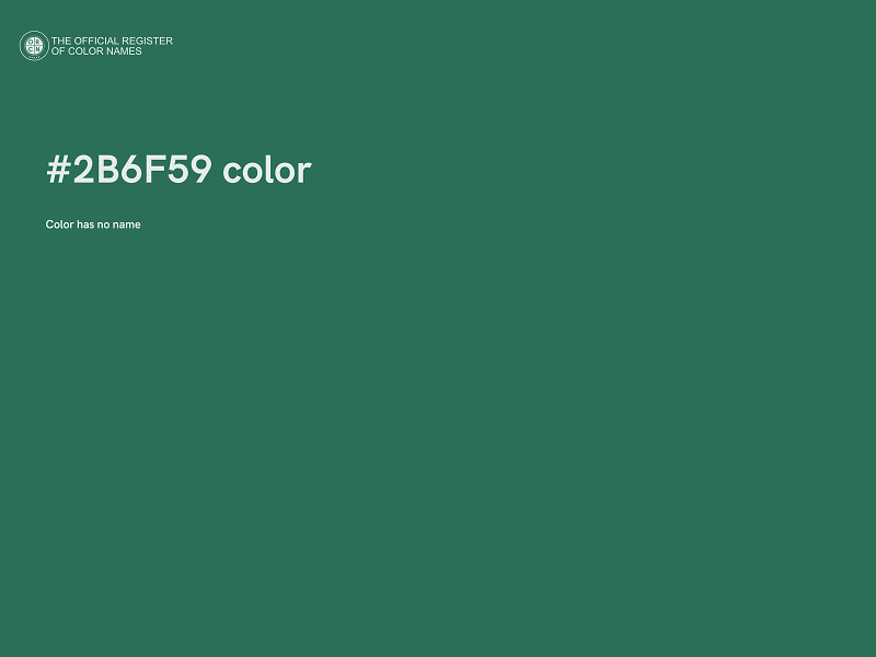 #2B6F59 color image