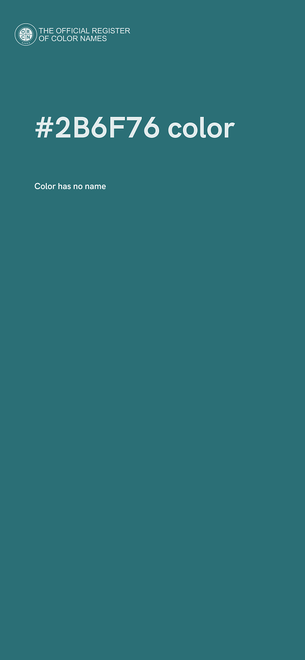 #2B6F76 color image
