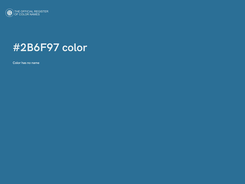 #2B6F97 color image