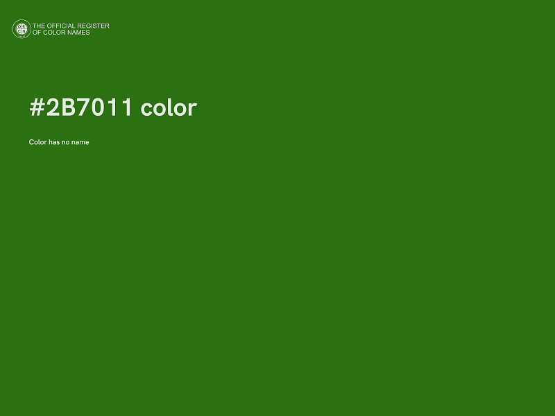 #2B7011 color image