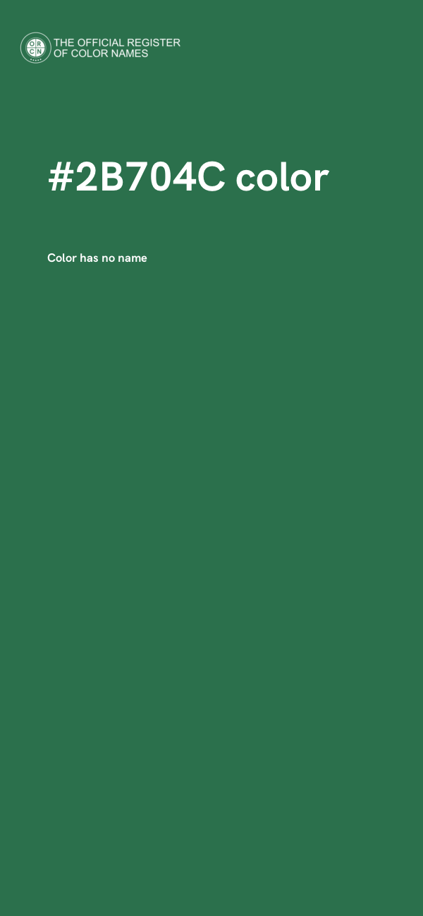 #2B704C color image