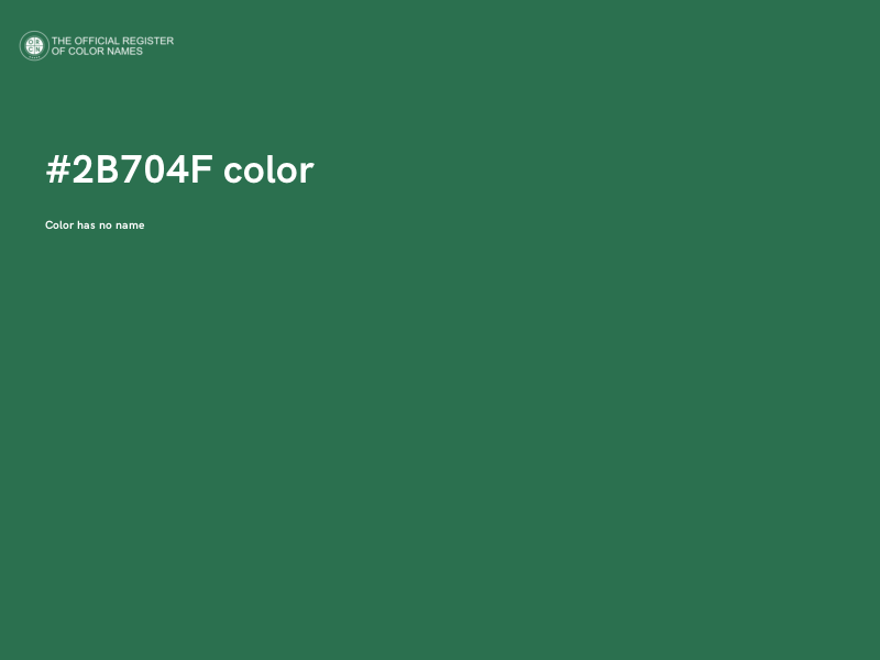 #2B704F color image
