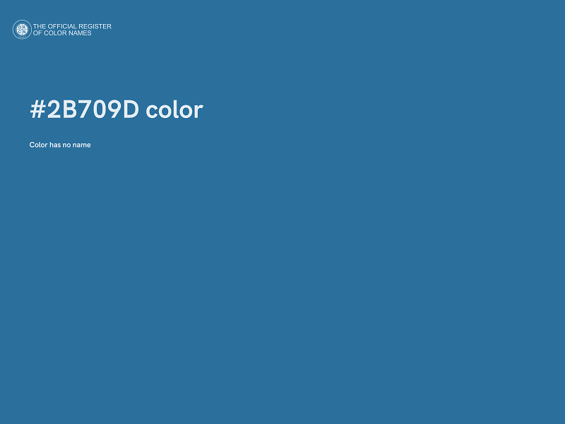 #2B709D color image