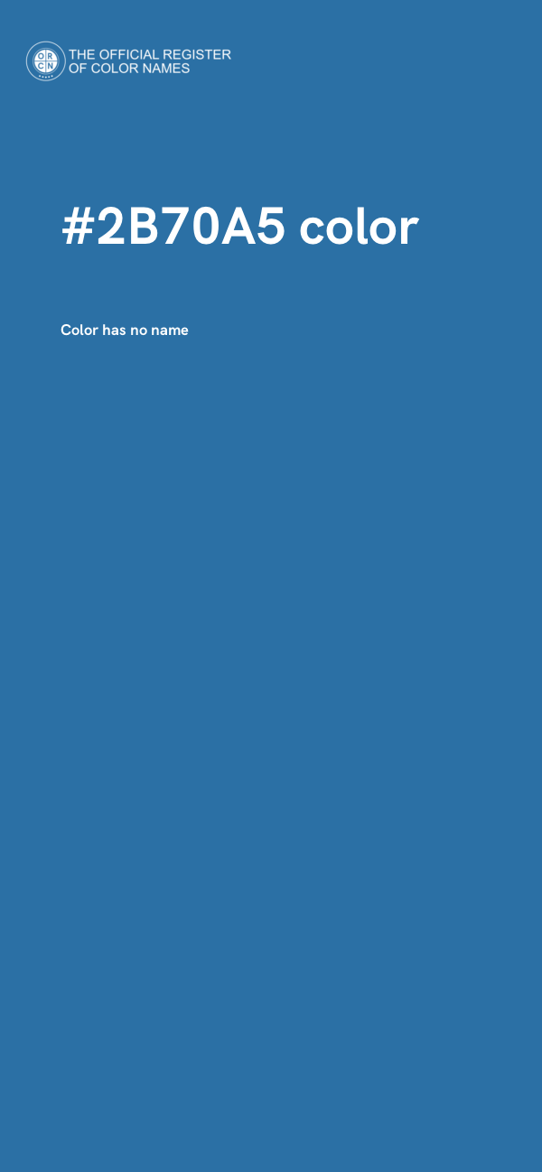 #2B70A5 color image