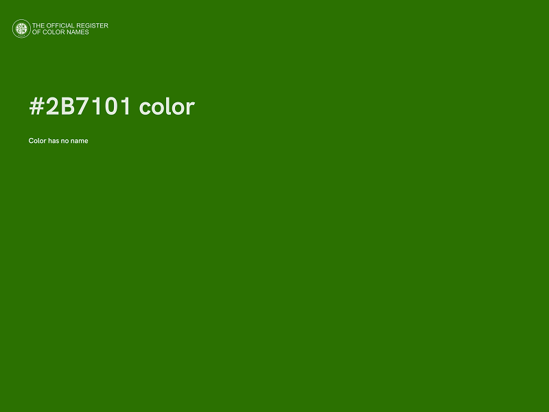 #2B7101 color image