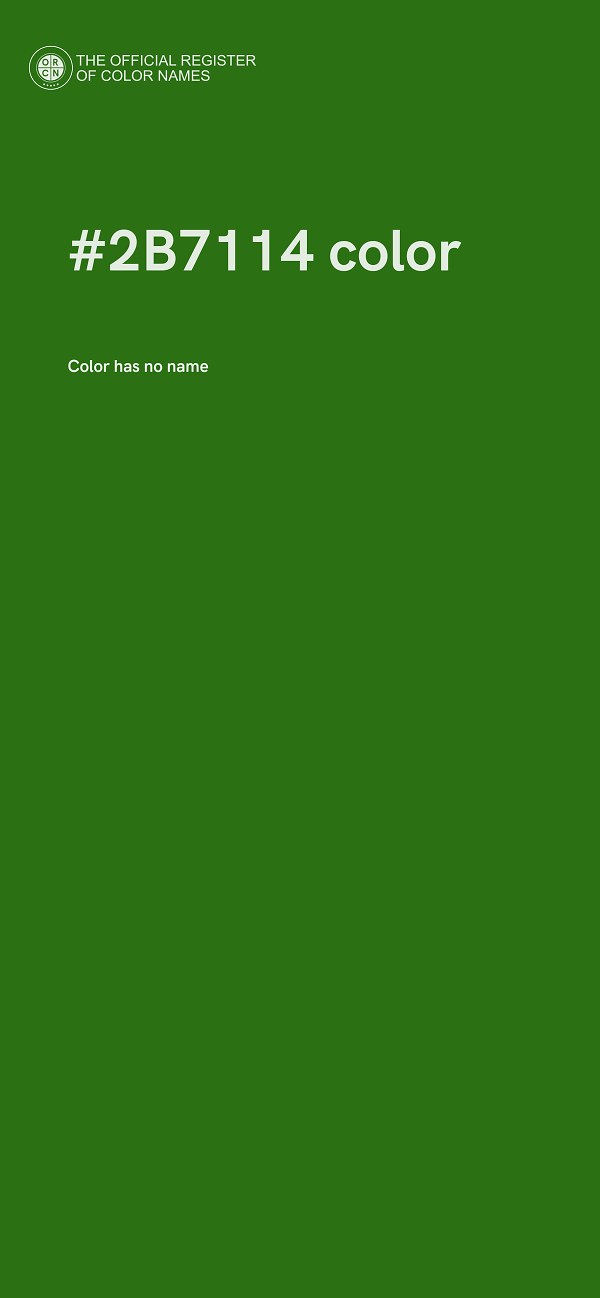 #2B7114 color image