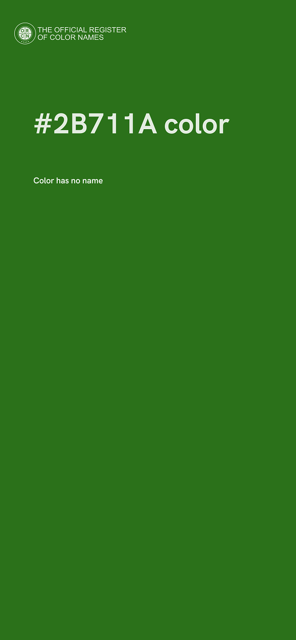 #2B711A color image