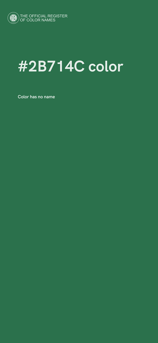 #2B714C color image