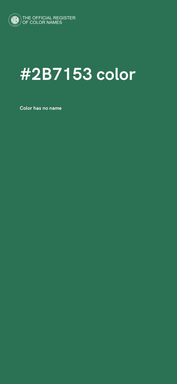 #2B7153 color image