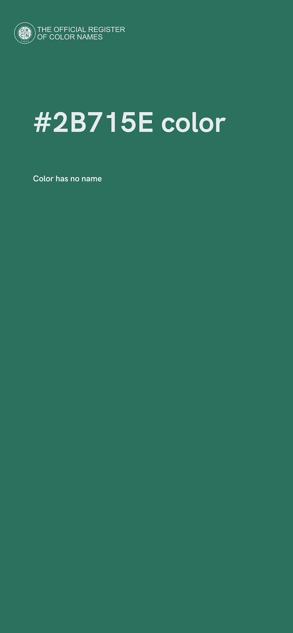 #2B715E color image