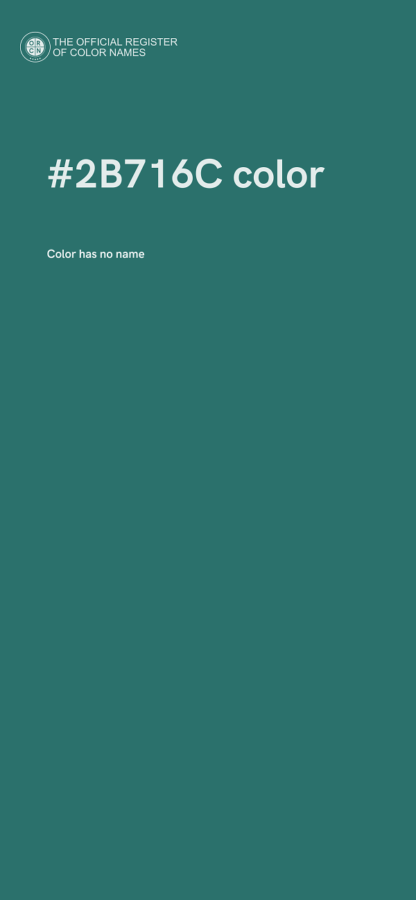 #2B716C color image