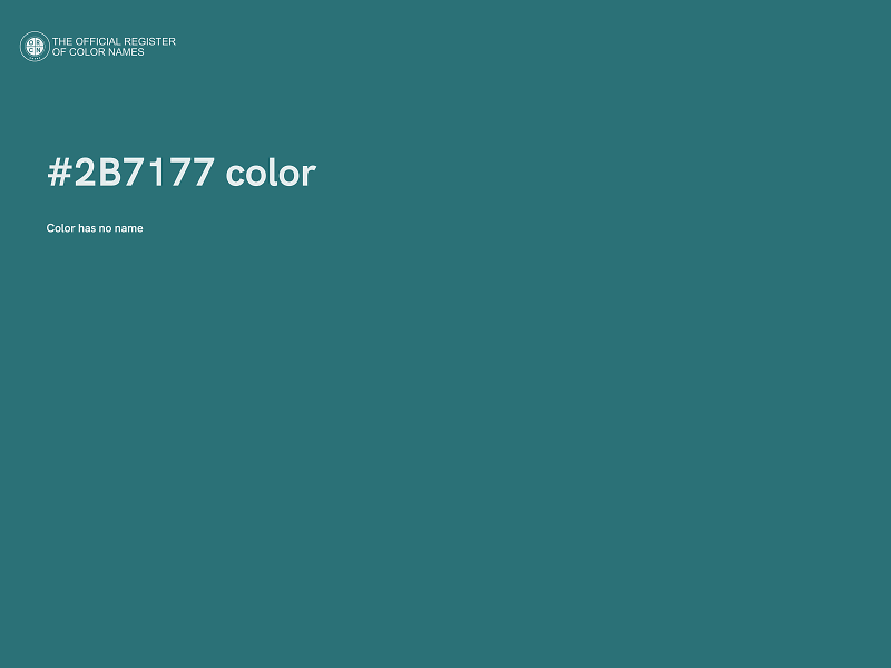 #2B7177 color image