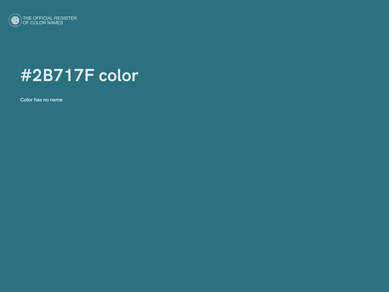 #2B717F color image