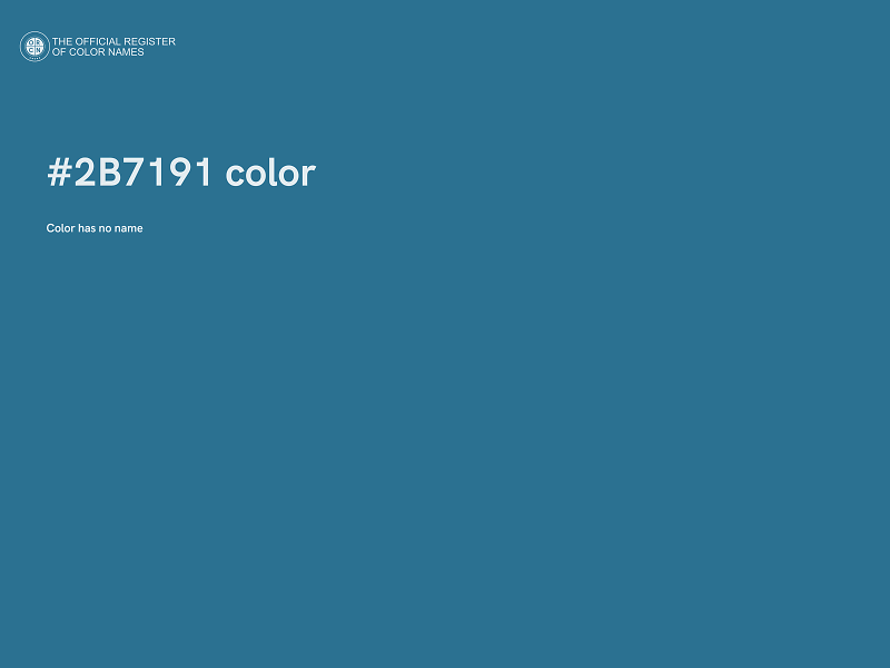 #2B7191 color image