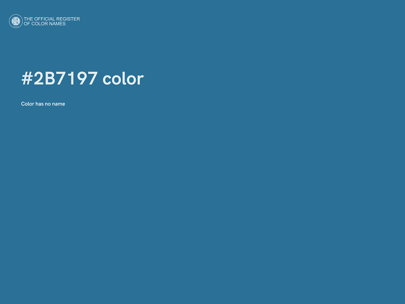 #2B7197 color image
