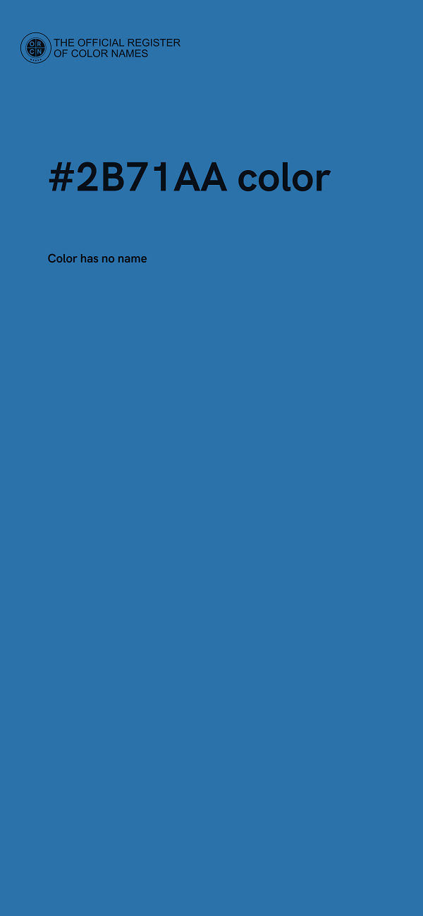 #2B71AA color image