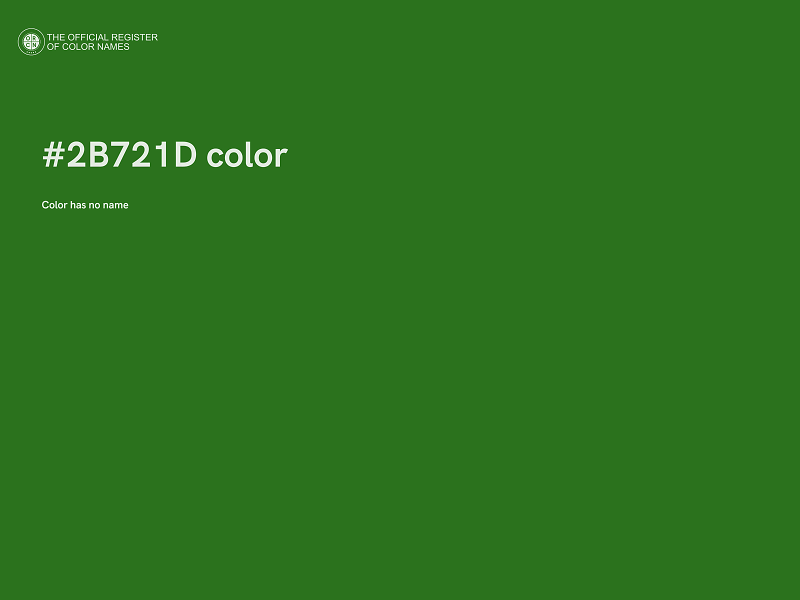 #2B721D color image