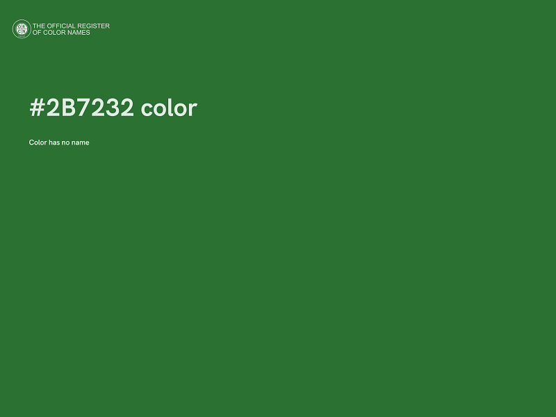 #2B7232 color image