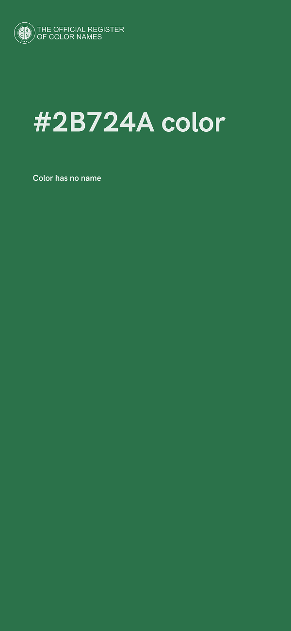 #2B724A color image