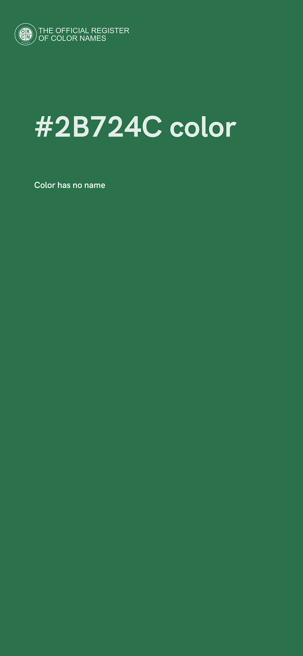 #2B724C color image