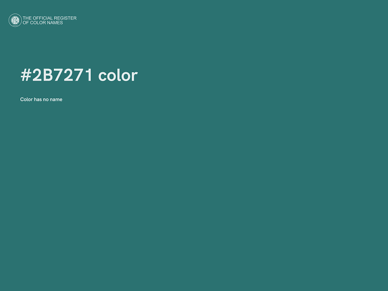 #2B7271 color image