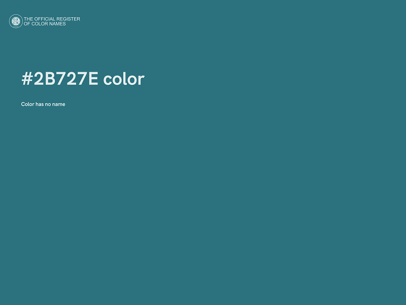 #2B727E color image