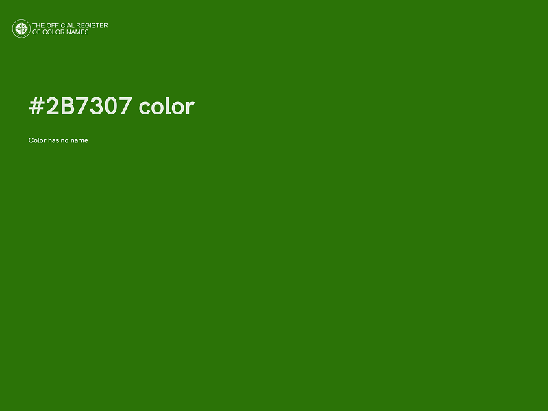 #2B7307 color image