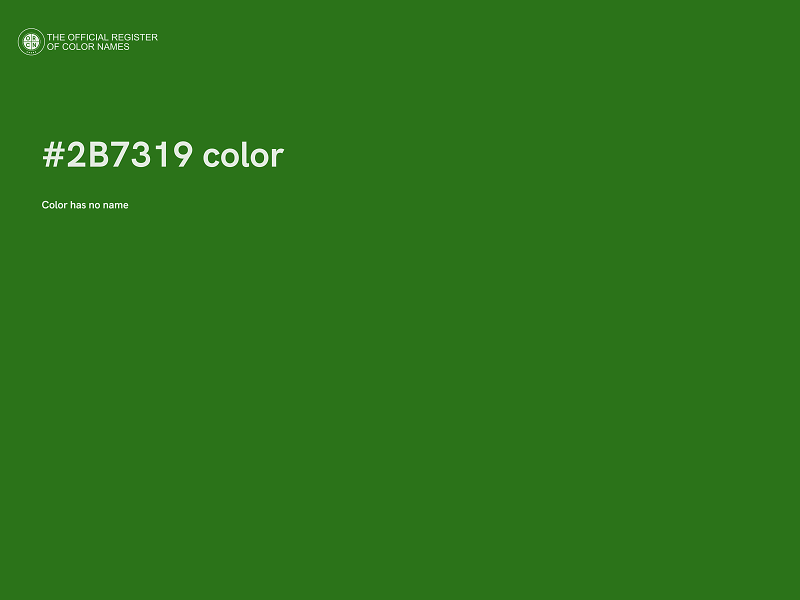 #2B7319 color image