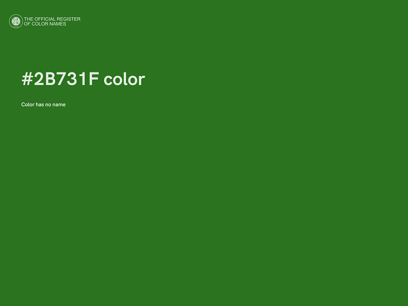 #2B731F color image