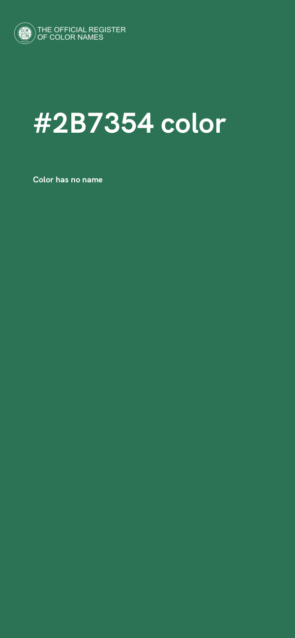#2B7354 color image